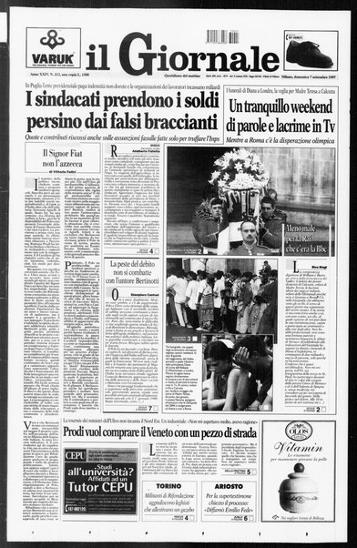 Il giornale : quotidiano del mattino